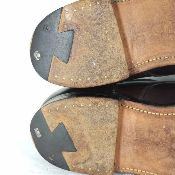 Alden Men's US 7B/D Brown Shell Cordovan Cap Toe Derby Oxford Shoes - Picture 14 of 16